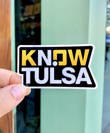 Clinton Fields Know N. Tulsa Sticker