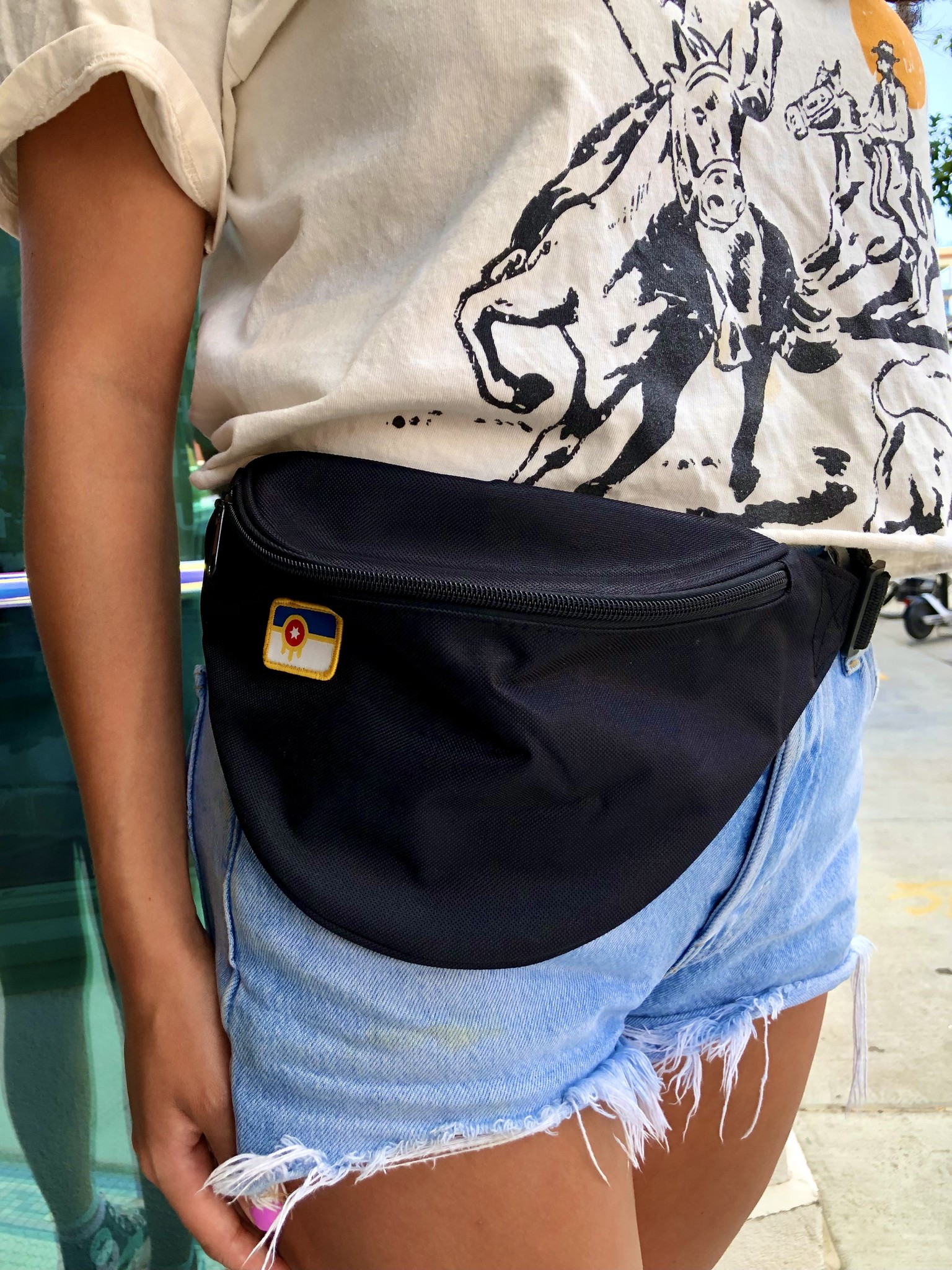 Ida Red Tulsa Flag Fanny Pack