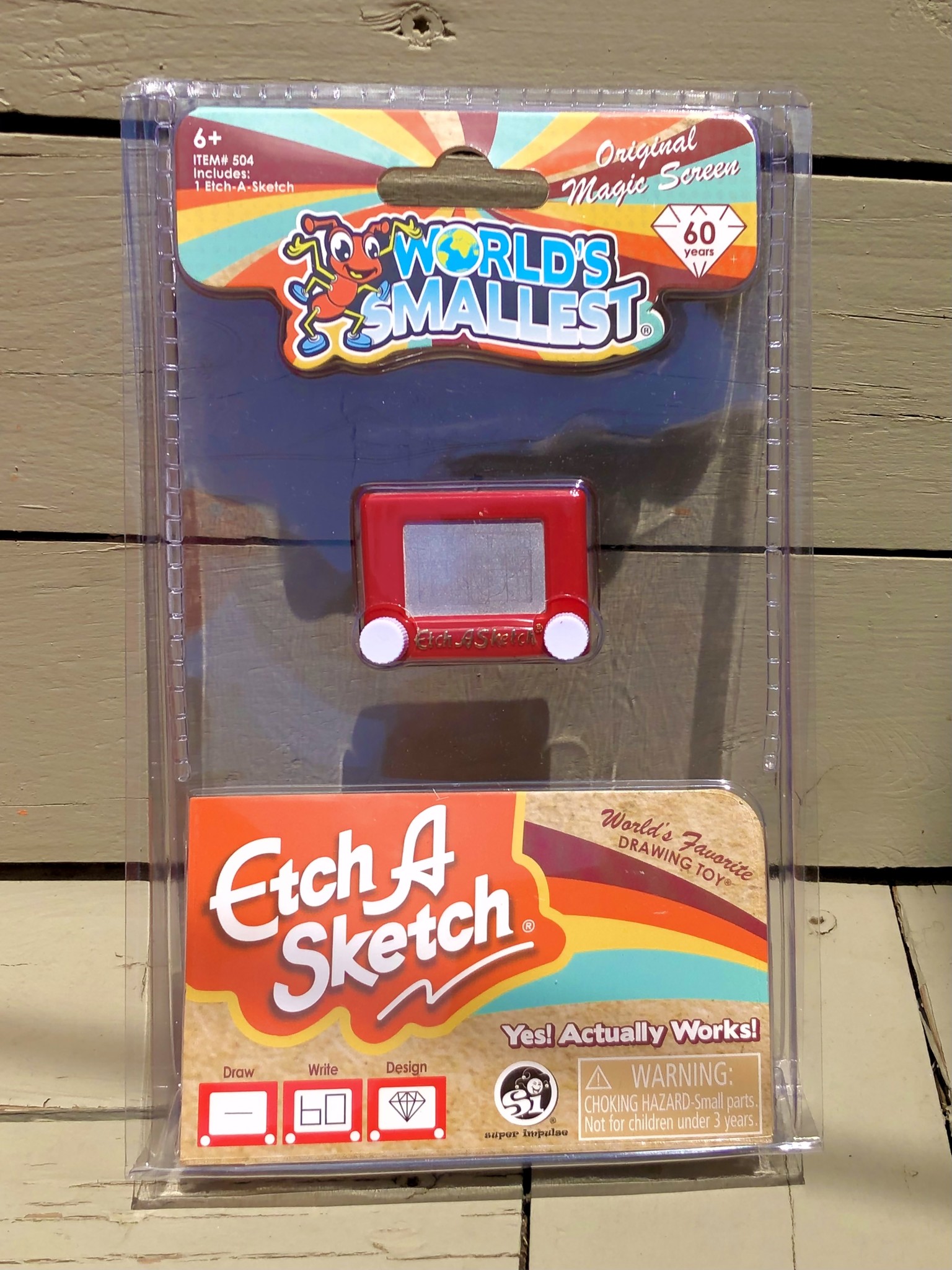 World's Smallest Etch A Sketch