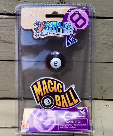 World's Smallest Magic 8 Ball