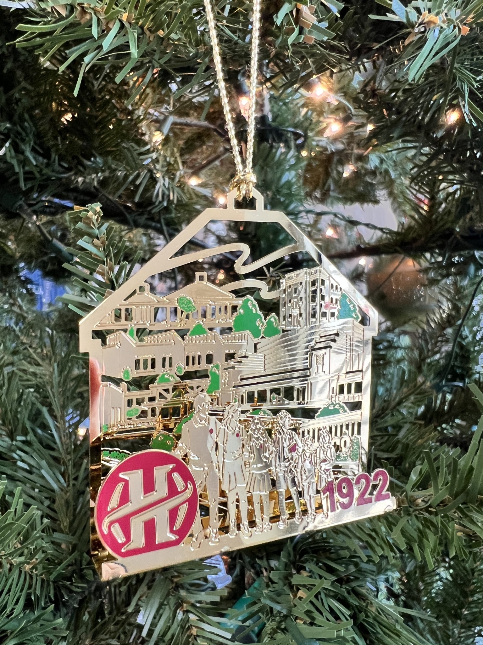 Whaling Graphics 2022 Holland Hall Ornament