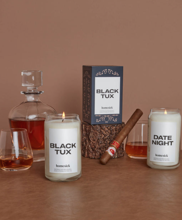 Homesick Black Tux Candle