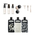 Kitsch Refillable Ultimate Travel Set - Black & Ivory
