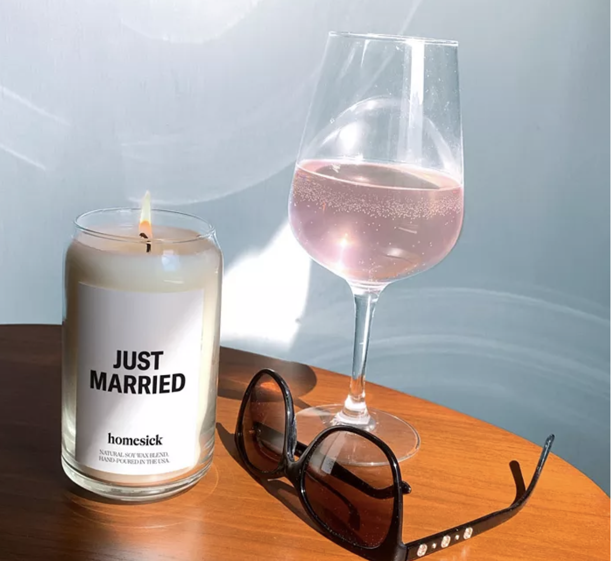 Homesick Just Married Candle