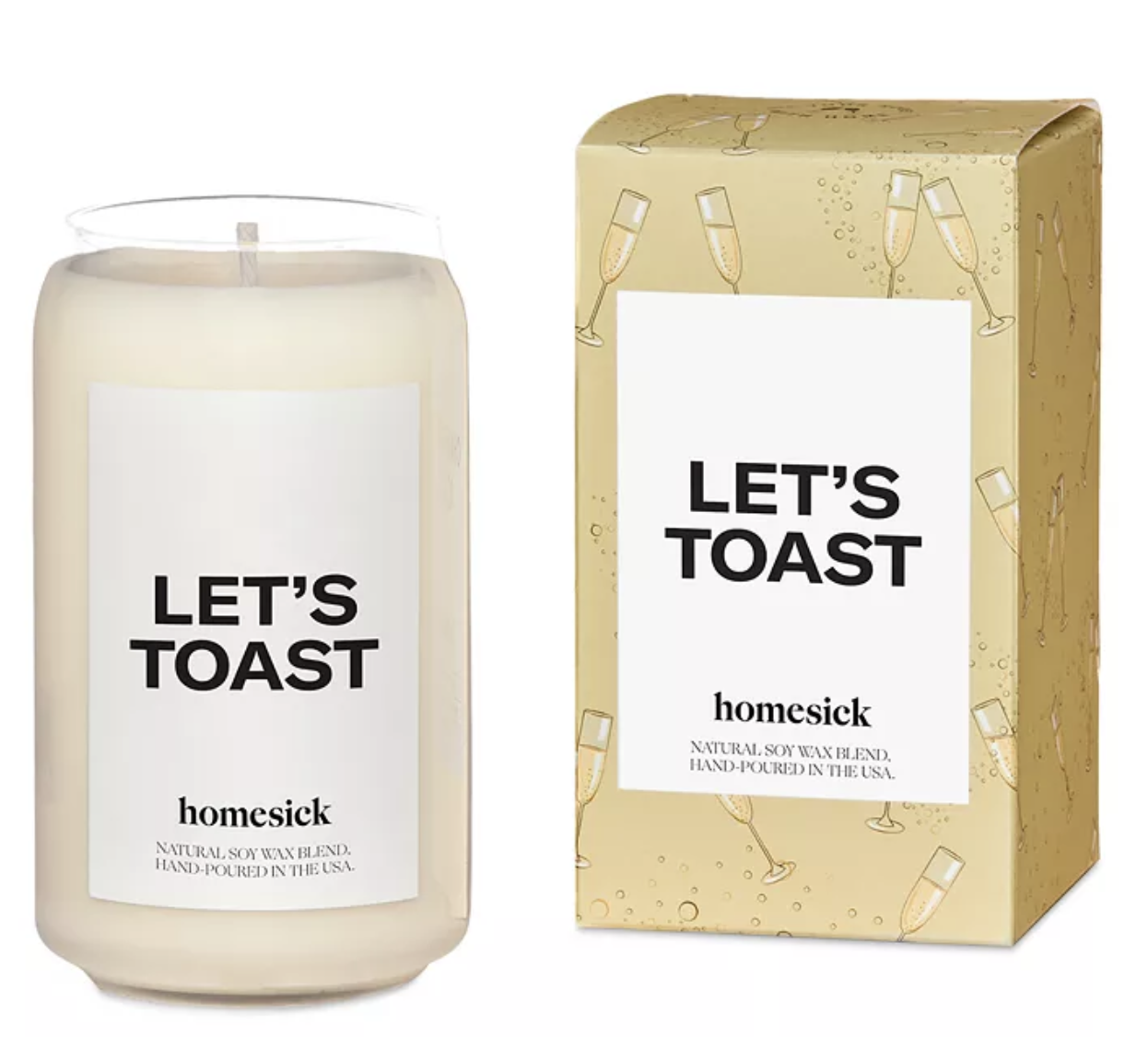 Homesick Let's Toast Candle