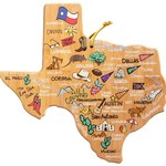 Totally Bamboo Texas Cutting Board with Artwork