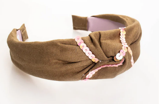 Violet & Brooks Sequin Knot Headband