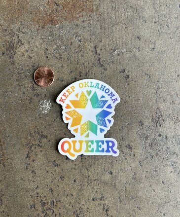 Shop Good Keep Oklahoma Queer Sticker