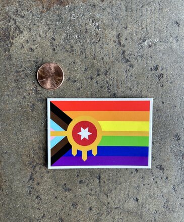 Maggie Gore Tulsa Flag Pride Stickers