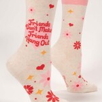 Blue Q Friends Hang Out Crew Socks