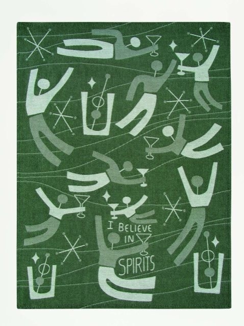 Blue Q I Believe In Spirits Dish Towel