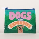 Blue Q Dogs Are Expensive Coin Purse
