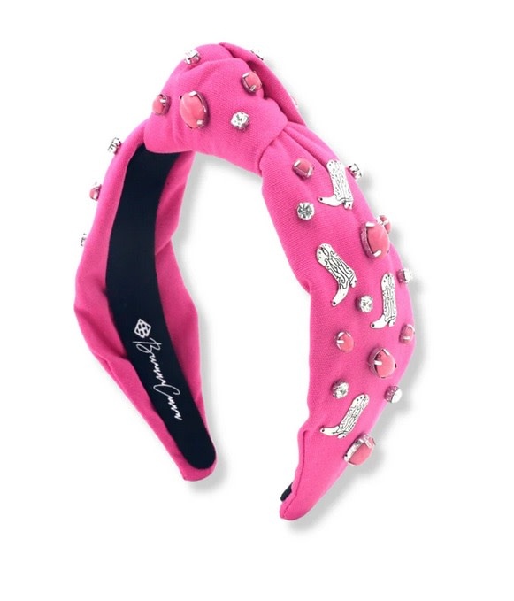 Brianna Cannon Let's Go Girls Pink Boot Headband