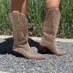 Thistle and Clover Zoe Gold Bling Cowboy Boots