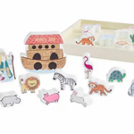 Mud Pie Noah's Ark Wood Toy Set