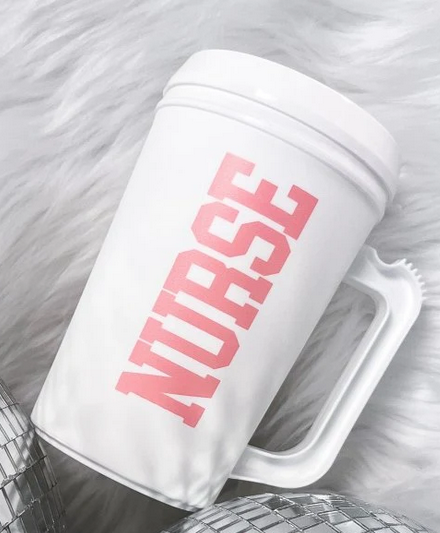 Girl Tribe Nurse Collegiate Mega Mug