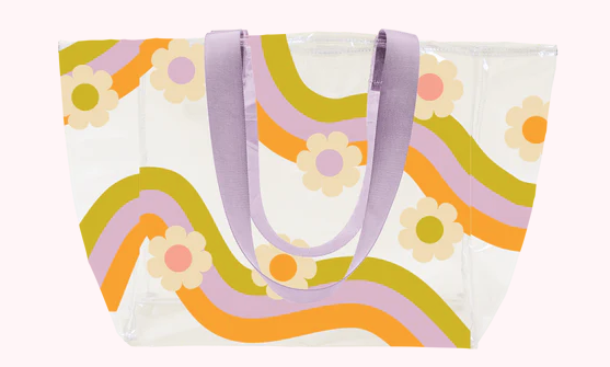 Talking Out Of Turn Wavy Daisy Medium All Day Tote