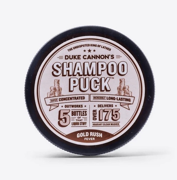 Duke Cannon Gold Rush Shampoo Puck