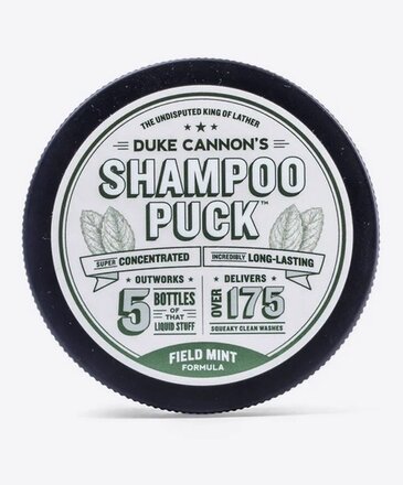 Duke Cannon Field Mint Shampoo Puck