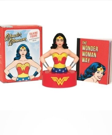 Hachette Book Group Wonder Woman Talking Figure and Illustrated Book