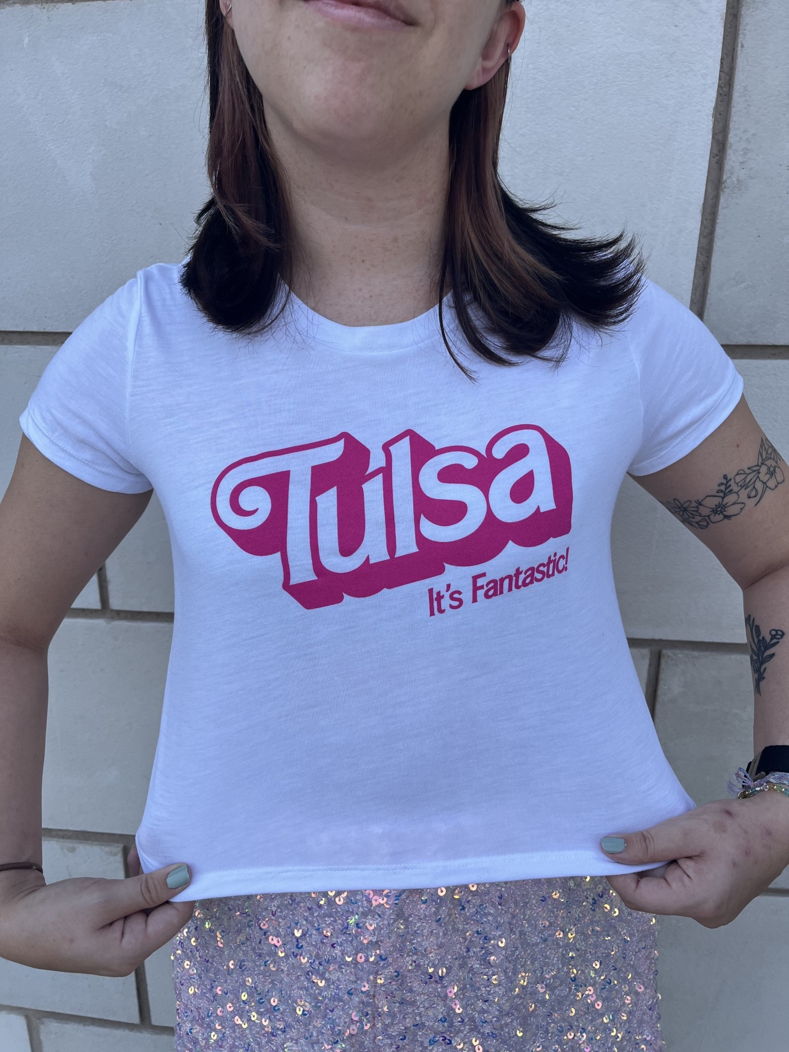 Ida Red Tulsa Barbie Crop Tshirt