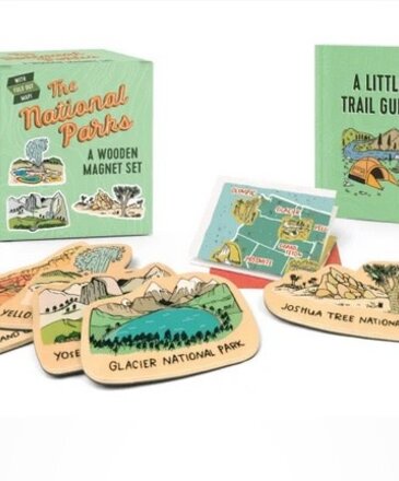Hachette Book Group The National Parks: A Wooden Magnet Set