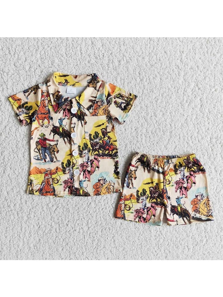 Ida Red Kids Western Lounge Set