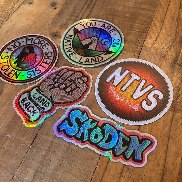 THE NTVS Beadwork Stickers - Ida Red General Store