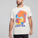 Chaser Men's Aretha Franklin Retro Poster Crew Neck Tee