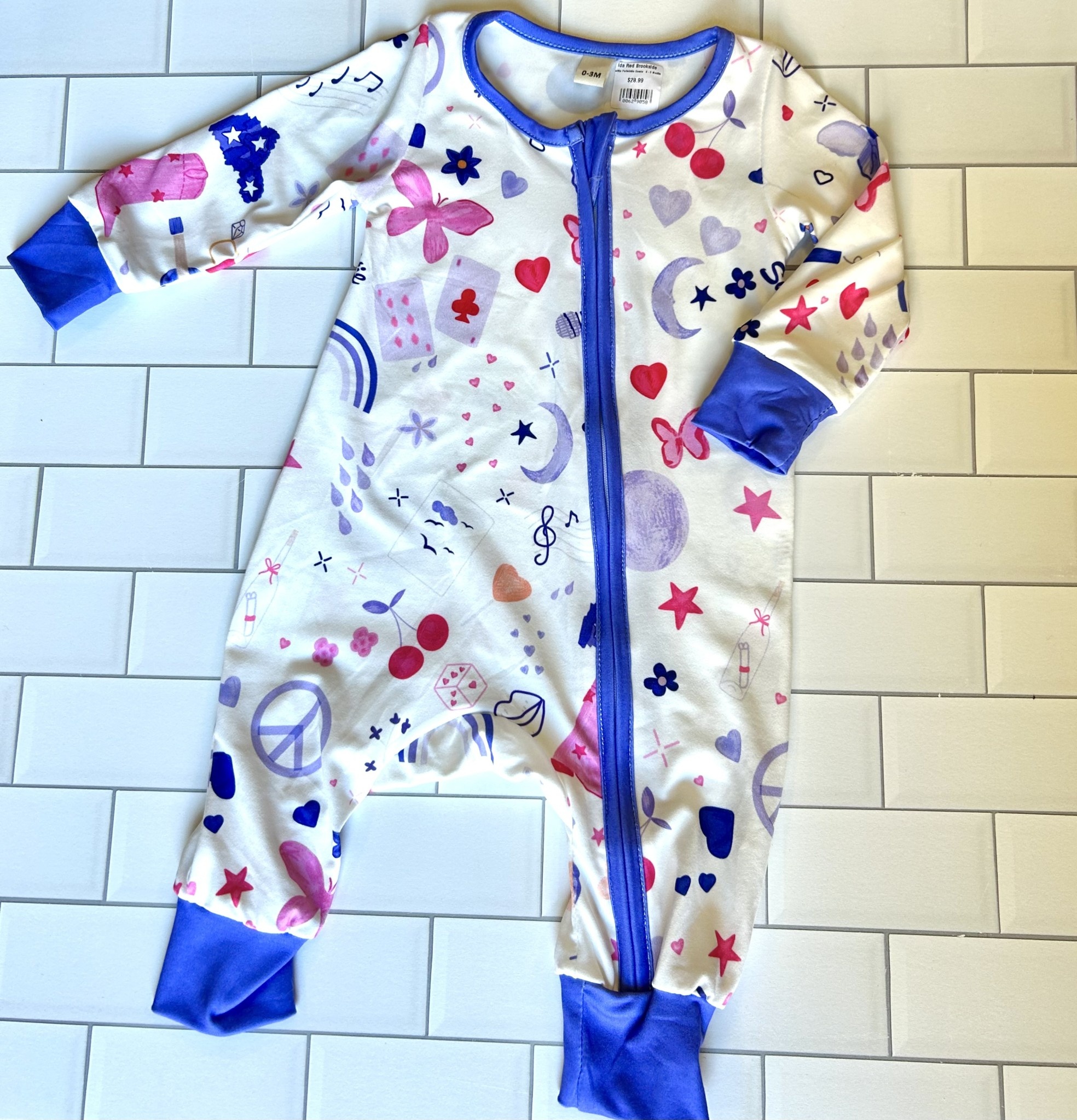 Ida Red Swiftie Periwinkle Onesie