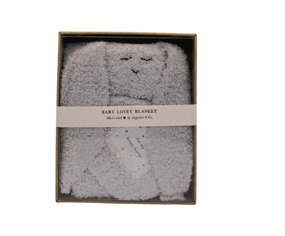 Sugarboo & Co Bunny Baby Lovey Blankets