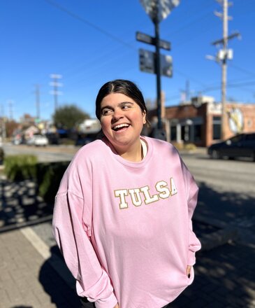 Ida Red Tulsa Chenille Patch Sweatshirt