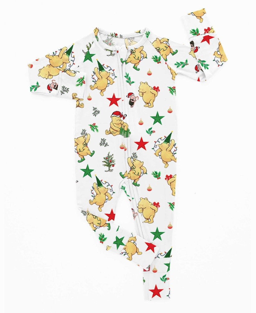 Charlie's Project Kids A Pooh Holiday Bamboo Romper