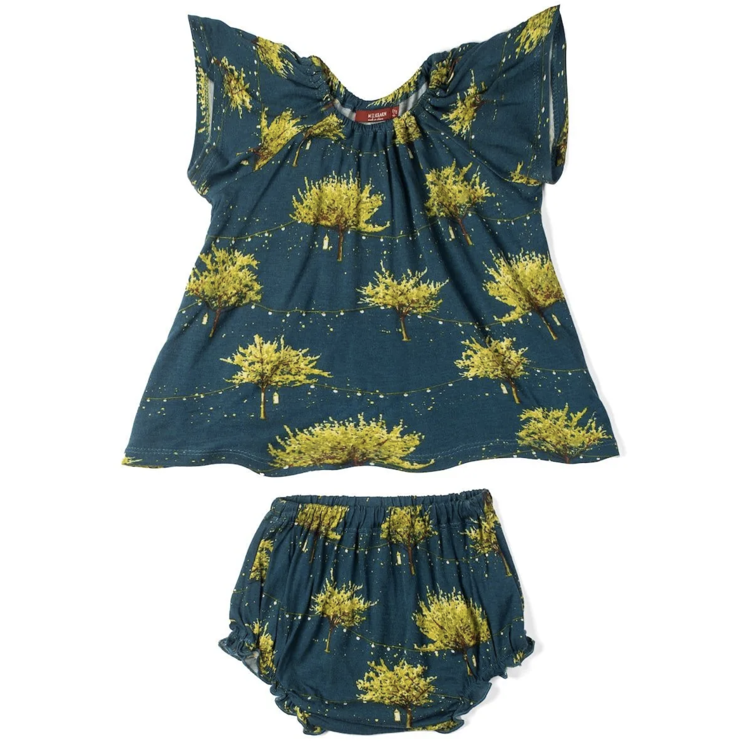 Milkbarn Bamboo Dress & Bloomer Set