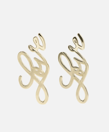 Brianna Cannon Gold Love Stud Earrings
