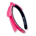 Brianna Cannon Thin Hot Pink Ribbon Bow Headband