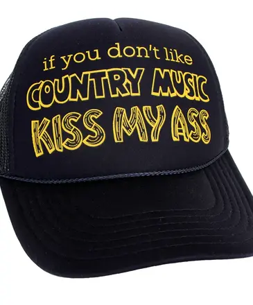 Vinyl Ranch Kiss My Ass Trucker Cap