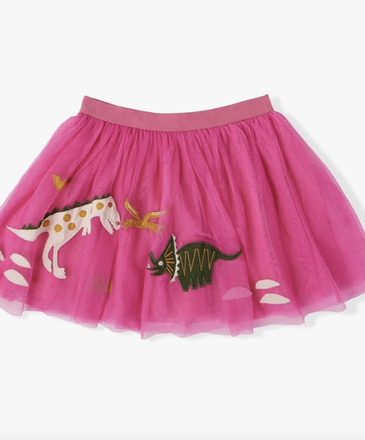 Ida Red Paleontology Tulle Skirt