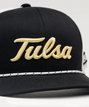 The Okie Brand The Okie Brand Hat Tulsa Black/White