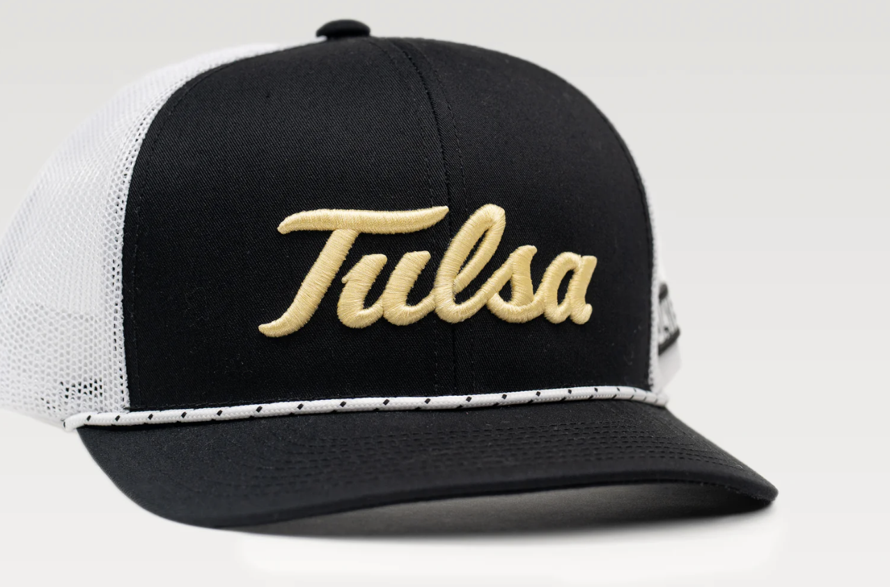 The Okie Brand The Okie Brand Hat Tulsa Black/White