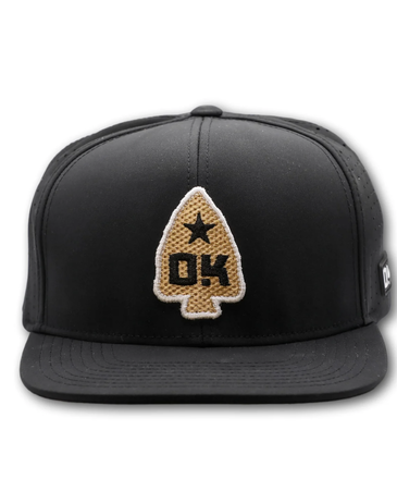 The Okie Brand The Okie Brand Hat Pierce Performance Black XL Flat Bill