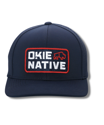 The Okie Brand The Okie Brand Okie Native Performance Navy Hat
