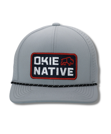 The Okie Brand The Okie Brand Okie Native Performance Grey Hat