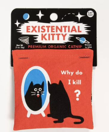 Blue Q Existential Kitty Catnip Toy