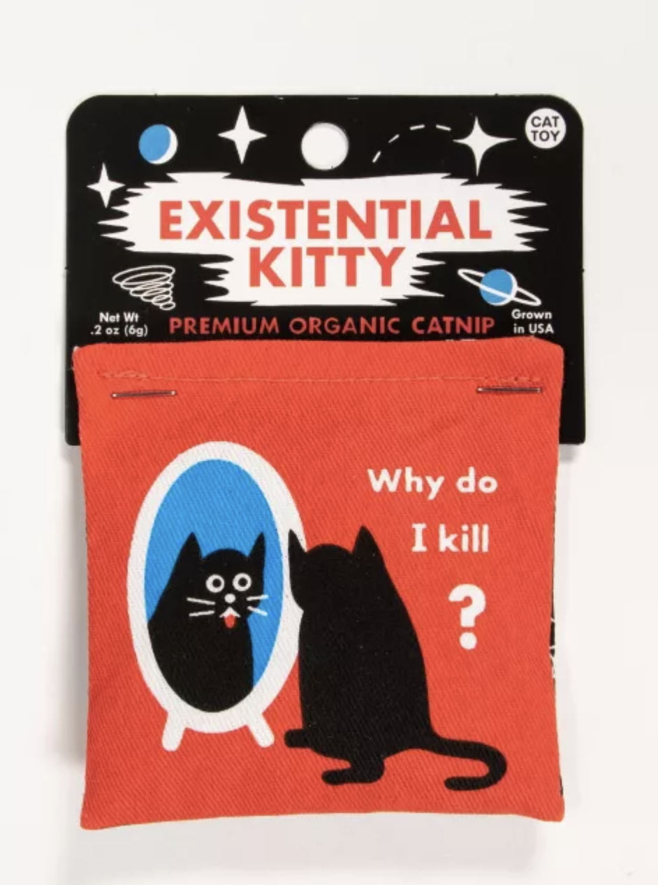 Blue Q Existential Kitty Catnip Toy