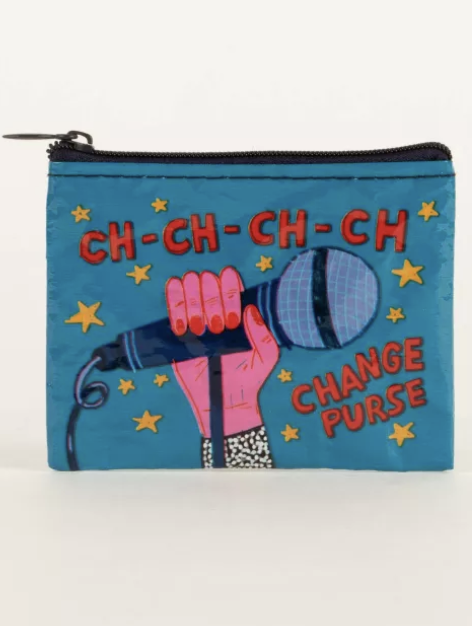 Blue Q Ch-Ch-Change Purse Coin Purse