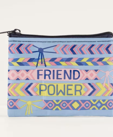 Blue Q Friend Power Coin Purse