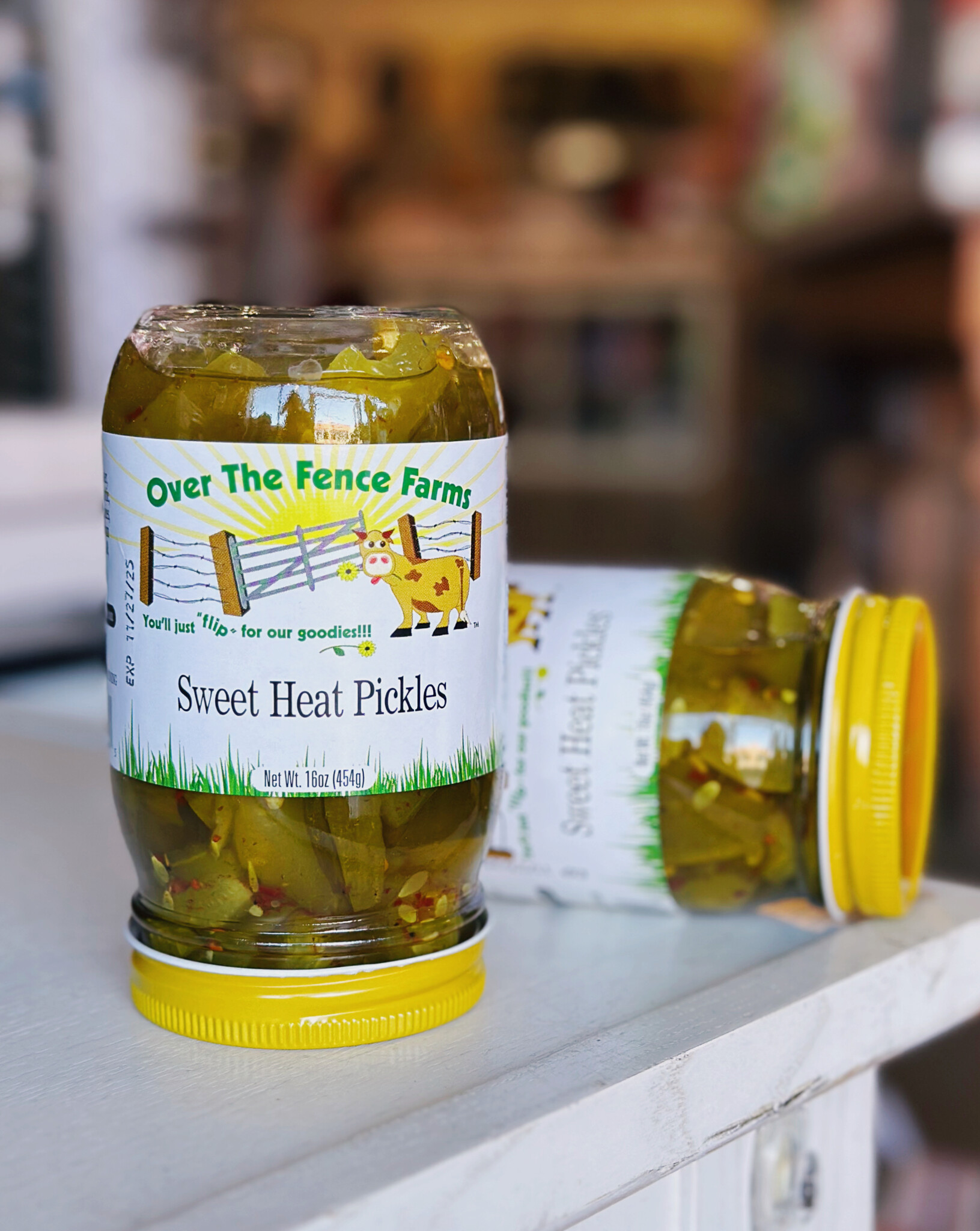 Over The Fence Farms Sweet Heat Pickles