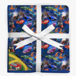 Charlie's Project Kids Sweet Things Hot Rods - 3 Layer Quilted Bamboo Blanket