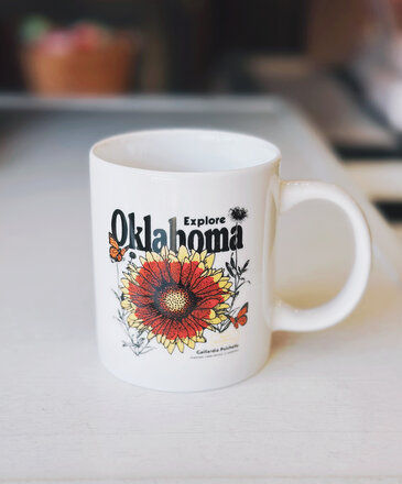 Ida Red Wildflower Explore Oklahoma Mug